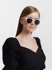 Бежевый солнцезащитные очки UV400, женские
