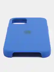 Синий чехол для iPhone 11/ 12/ 13/ 14/ XR/ 8/ 7/ SE/ X/ XS/ Pro/ Max/ Plus, силиконовый