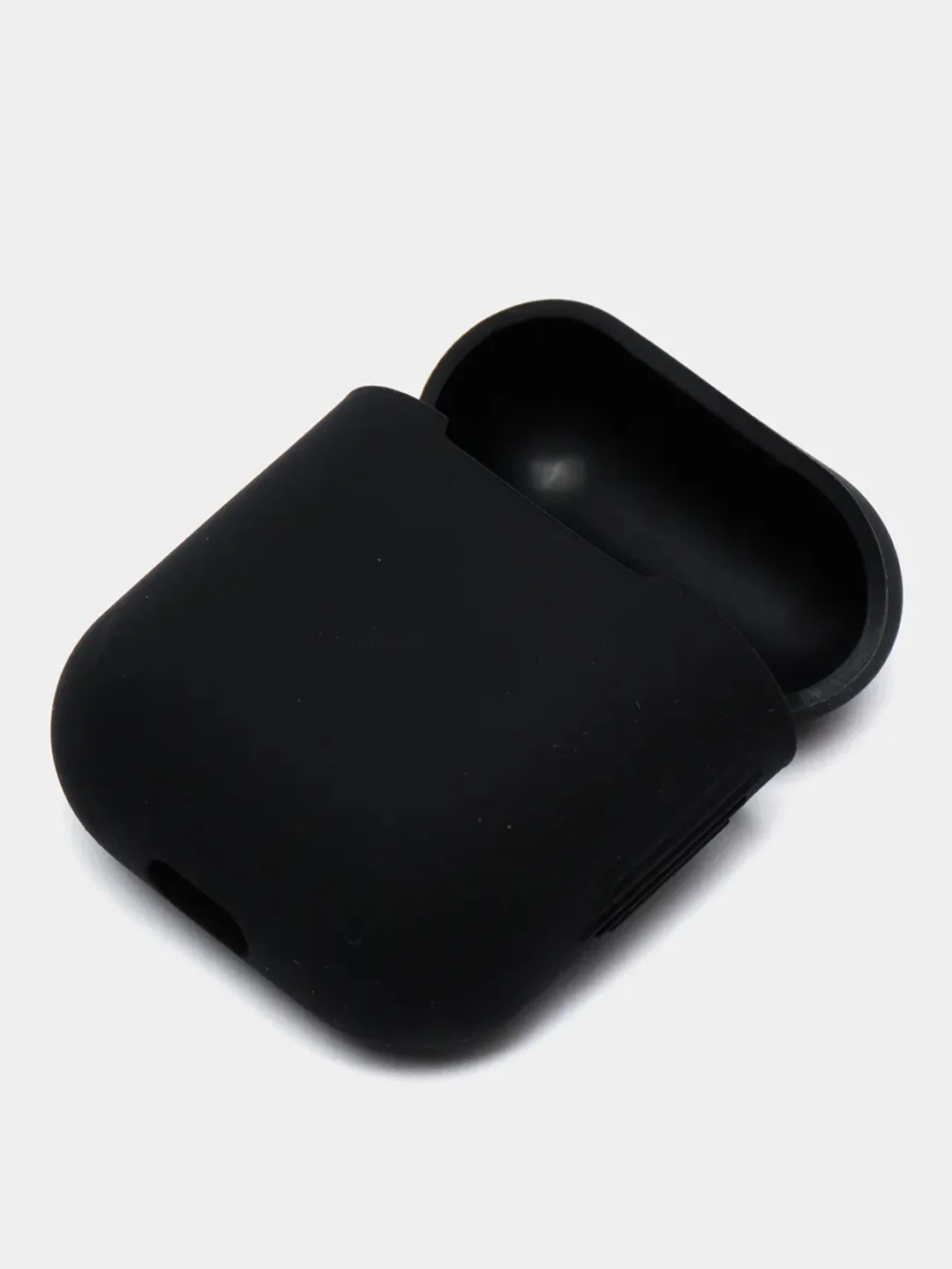 Черный чехол для Apple AirPods 1, AirPods 2 силиконовый