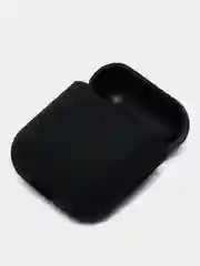 Черный чехол для Apple AirPods 1, AirPods 2 силиконовый