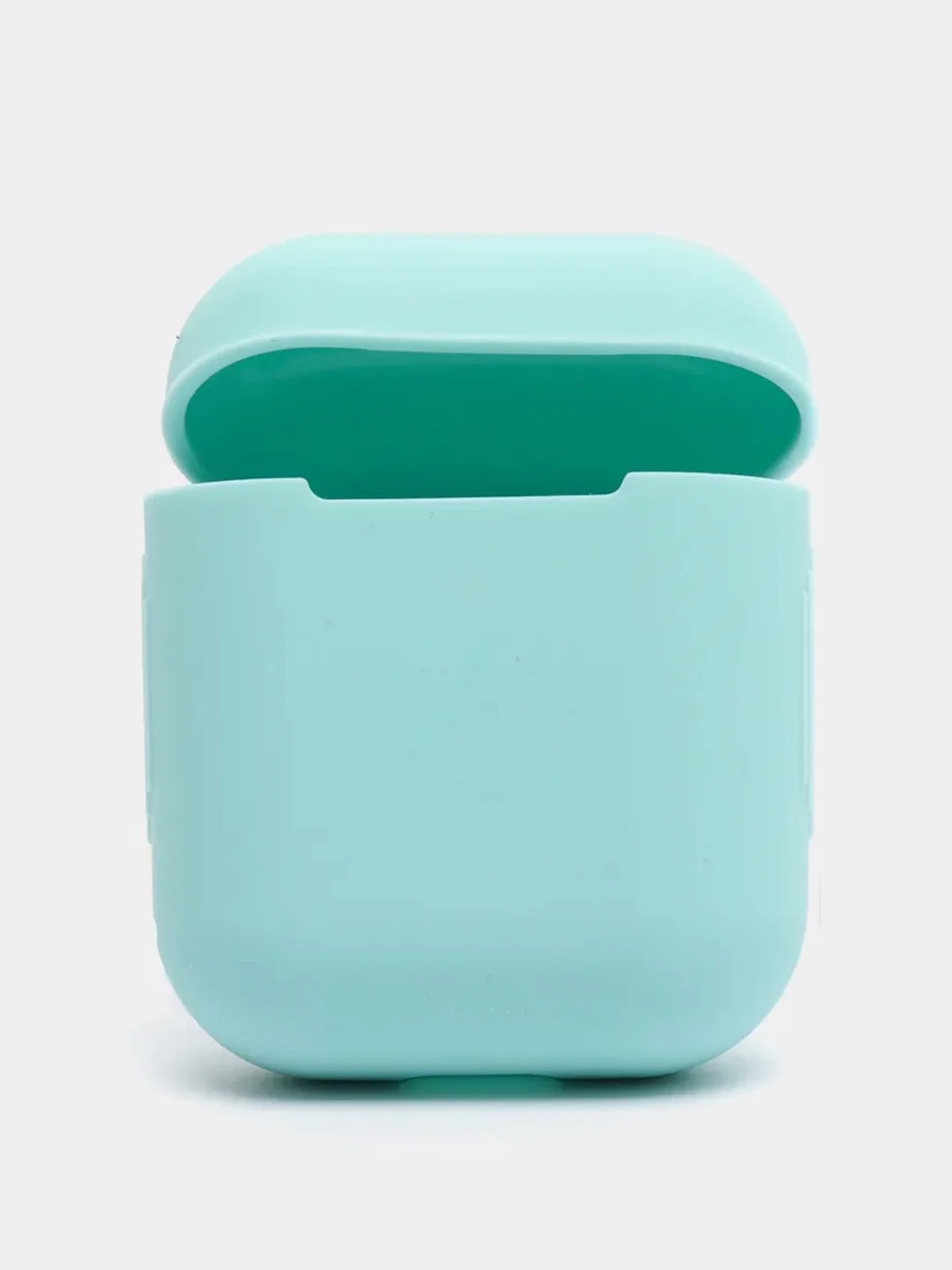 Бирюзовый чехол для Apple AirPods 1, AirPods 2 силиконовый