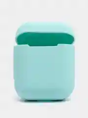 Бирюзовый чехол для Apple AirPods 1, AirPods 2 силиконовый
