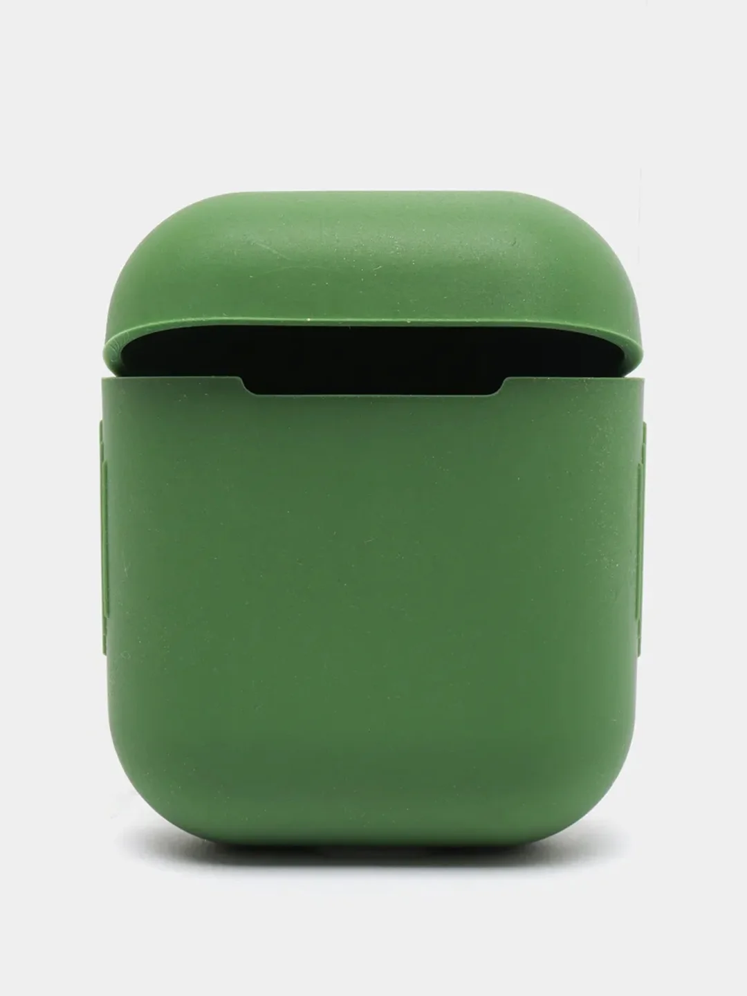 Зеленый чехол для Apple AirPods 1, AirPods 2 силиконовый