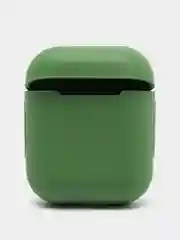 Зеленый чехол для Apple AirPods 1, AirPods 2 силиконовый