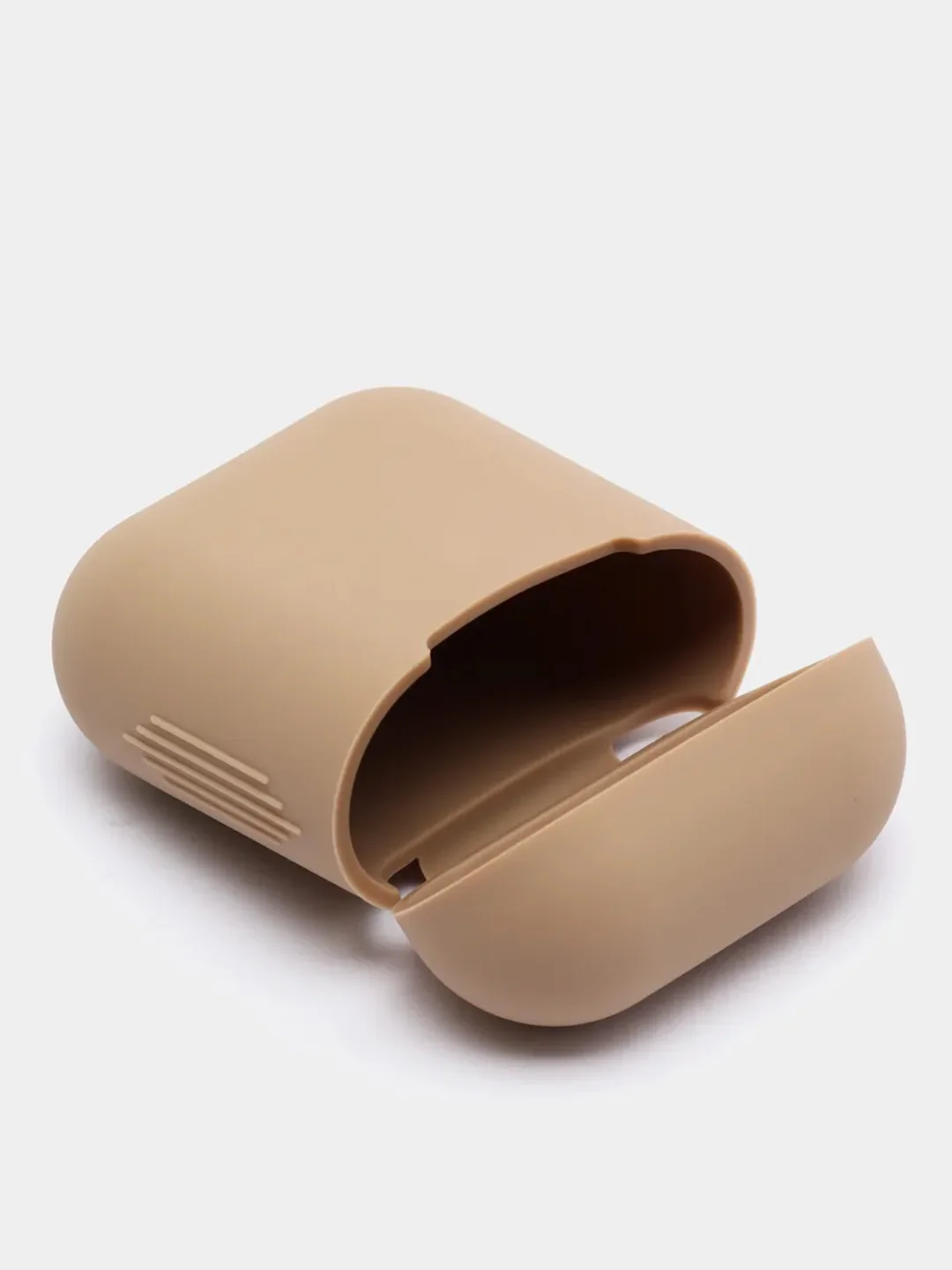 Белый чехол для Apple AirPods 1, AirPods 2 силиконовый