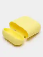 Желтый чехол для Apple AirPods 1, AirPods 2 силиконовый