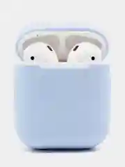 Небесно-голубой чехол для Apple AirPods 1, AirPods 2 силиконовый