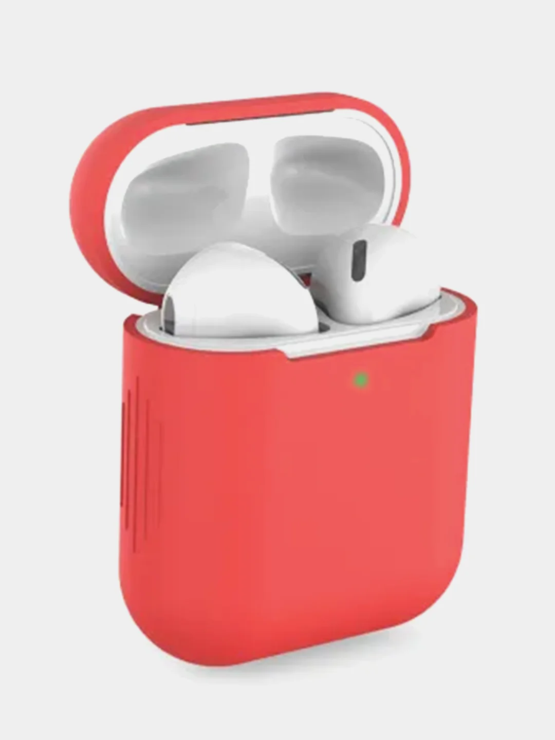 Небесно-голубой чехол для Apple AirPods 1, AirPods 2 силиконовый