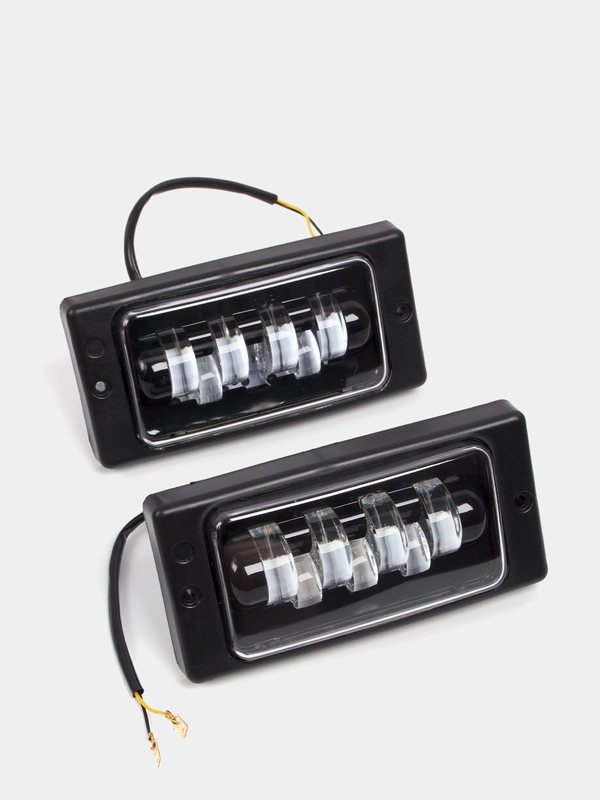 Фара противотуманная LADA ВАЗ 2110-15, LED, 2 режима, 65 W, 7 линз, 2 шт