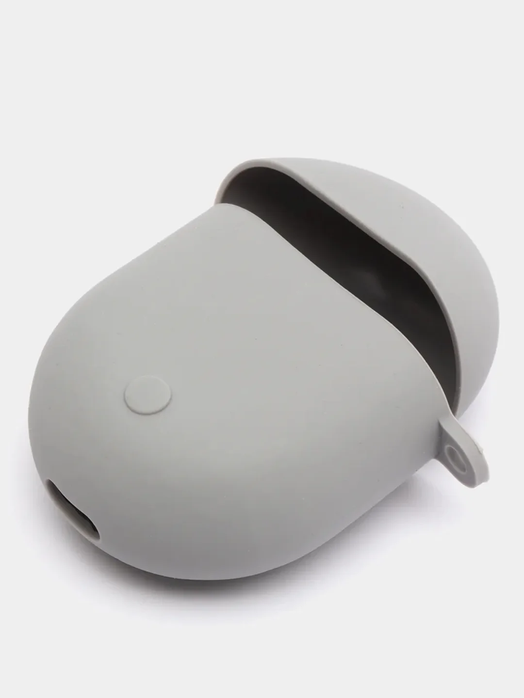 Серый чехол на Xiaomi Redmi Buds 3 Pro/AirDots 3 Pro для наушников КАРТОФАН силиконовый матовый
