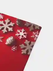 Коралловый меланж декоративная наволочка "Новый год", 45*45 см