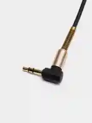 Черный аудиокабель AUX 3.5 mm, 1 м, Hoco UPA02