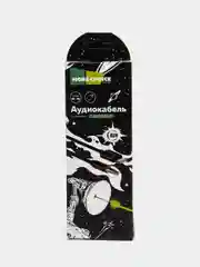 Черный аудиокабель AUX - iPhone Lightning 8-pin, 1 м, 2м More choice "UK22i",