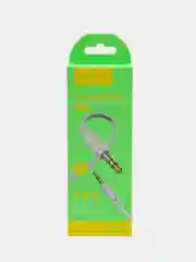 Белый аудиокабель Hoco UPA16 AUX 3.5 mm, 2 м
