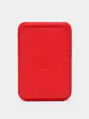 Красный чехол-кошелек MagSafe на iPhone 12, 13 Pro Max, Mini, с карманом для карт