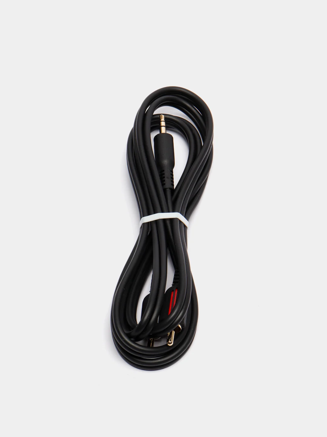 Черный аудиокабель Borofone BL11 AUX 3.5mm, 1.5 м , два разъёма RCA jack-тюльпаны