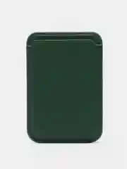 Зеленый чехол-кошелек MagSafe на iPhone 12, 13 Pro Max, Mini, с карманом для карт