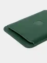 Зеленый чехол-кошелек MagSafe на iPhone 12, 13 Pro Max, Mini, с карманом для карт