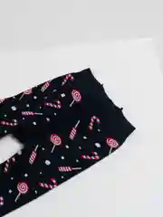 Черный колготки новогодние детские Conte-Kids