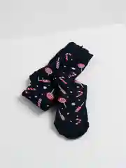 Черный колготки новогодние детские Conte-Kids