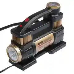 Компрессор автомобильный CityUP AC-606 Twin Action, 60 л/мин, двухпоршневой, 300 W, фонарь