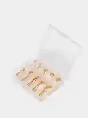 Золотой рыболовные крючки, в коробке