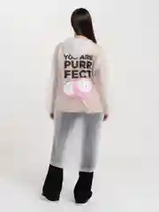 Дождевик-плащ You are purrfect, размер 42-46, 60 х 110 см, цвет белый
