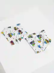 Белый шапка для новорожденного, 2 штуки