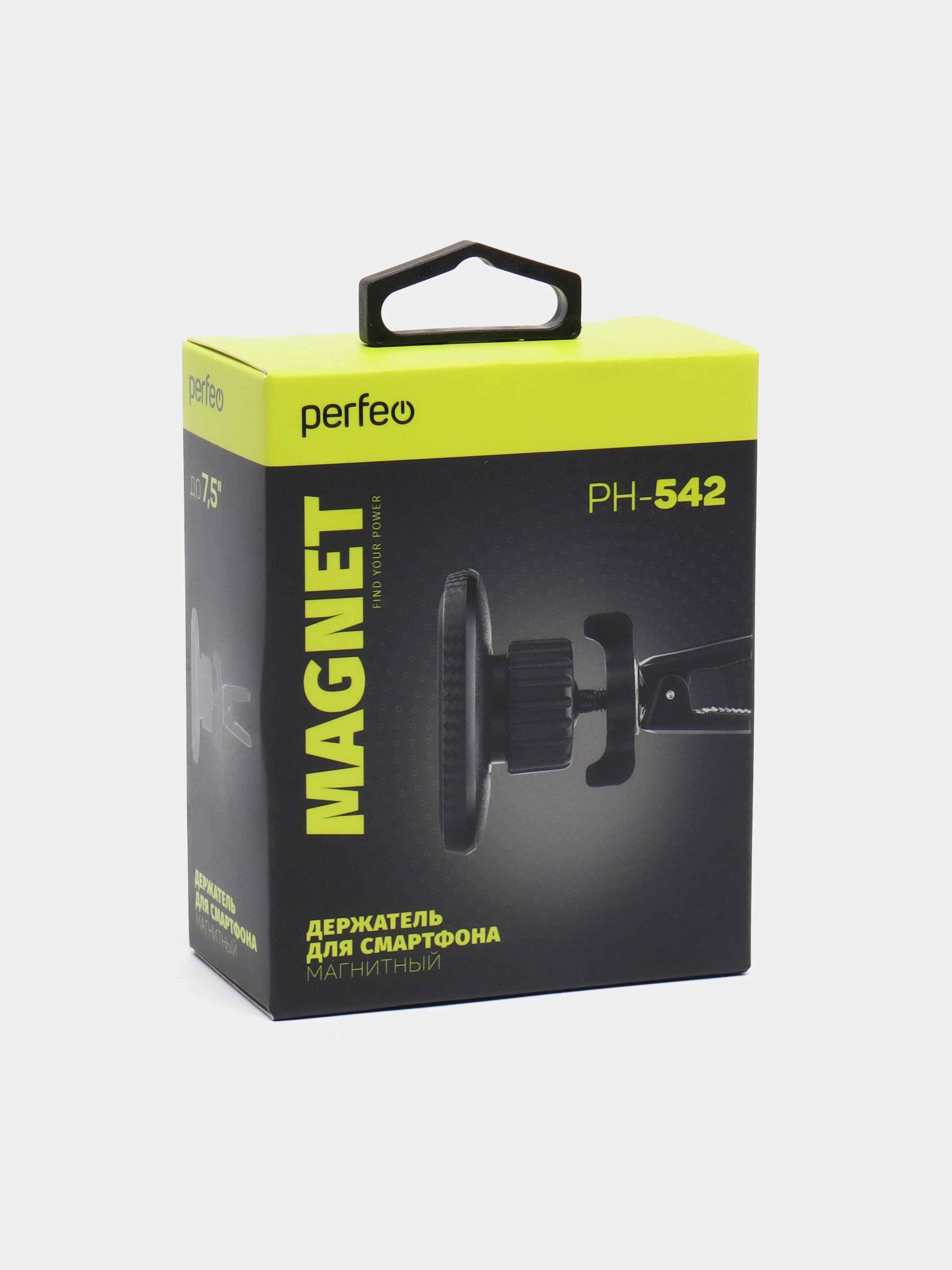 Автодержатель для смартфона Perfeo PH-542, до 7,5", черный