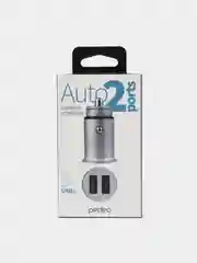 Автомобильное зарядное устройство Perfeo, с двумя разъемами USB, 2x2.4 А