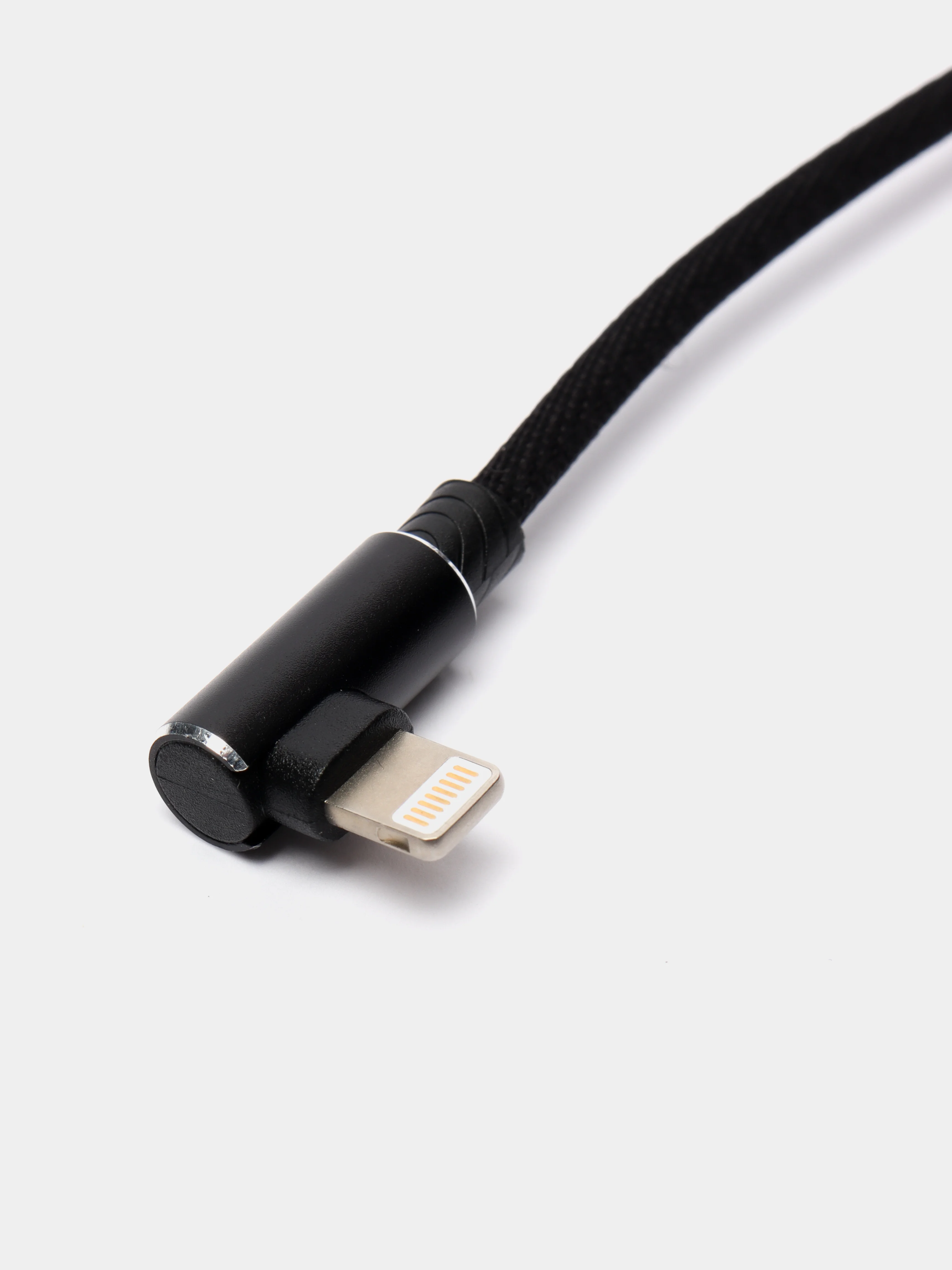 Кабель Perfeo для iPhone, USB - 8 PIN, угловой, черный, длина 1 м