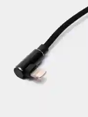 Кабель Perfeo для iPhone, USB - 8 PIN, угловой, черный, длина 1 м