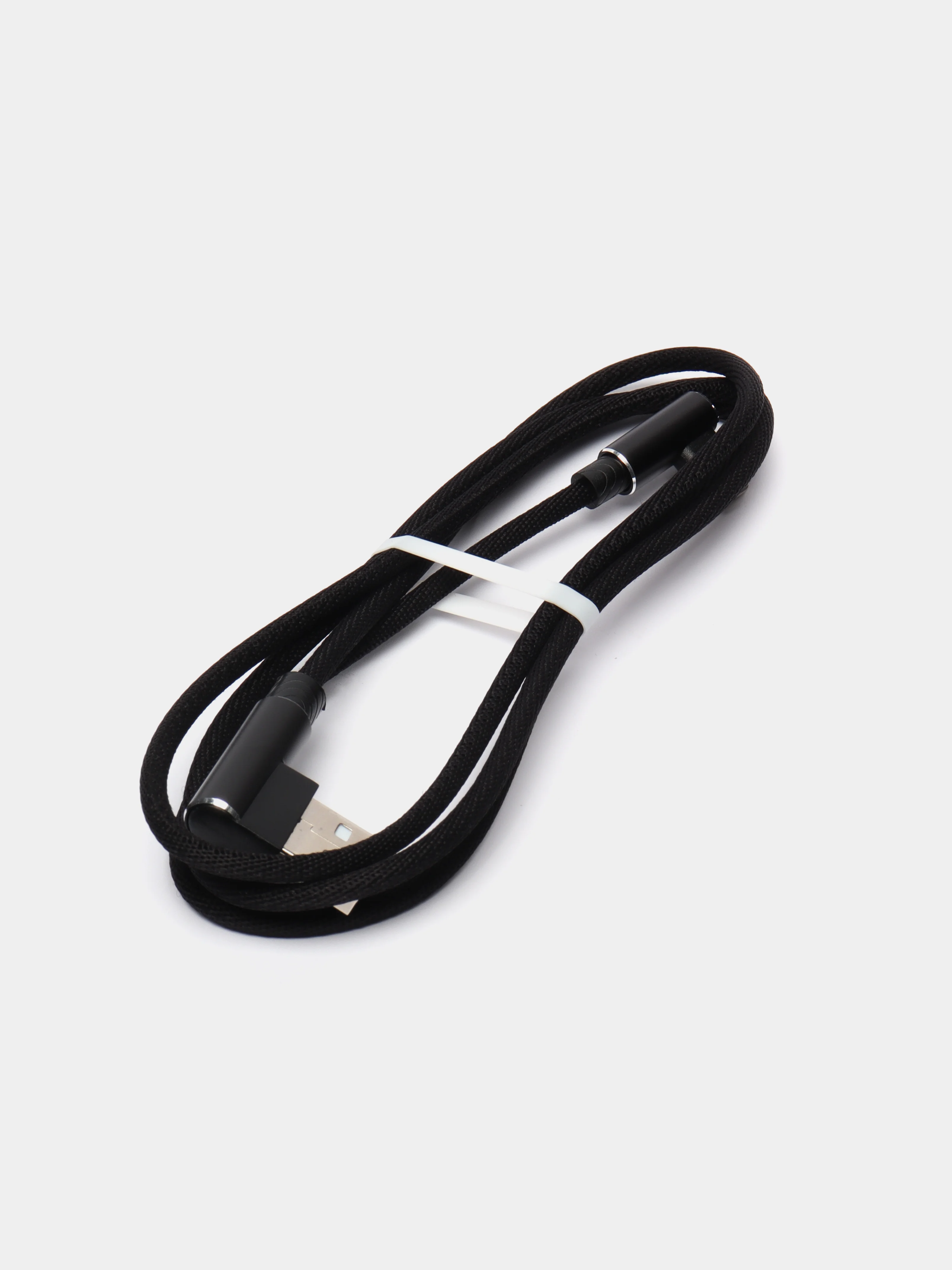 Кабель Perfeo для iPhone, USB - 8 PIN, угловой, черный, длина 1 м