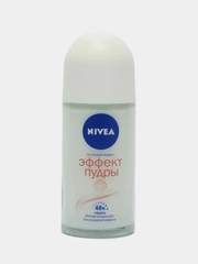 Дезодорант-антиперспирант шариковый NIVEA "Эффект пудры", женский, 50 мл