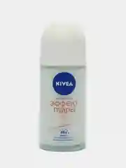 Дезодорант-антиперспирант шариковый NIVEA "Эффект пудры", женский, 50 мл