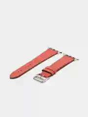 Коралловый кожаные ремешки для Apple Watch 3, 4, 5, 6, 7, SE, 38 / 42 / 40 / 44