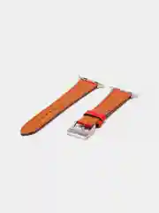 Красный кожаные ремешки для Apple Watch 3, 4, 5, 6, 7, SE, 38 / 42 / 40 / 44