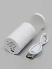 Белый увлажнитель воздуха и кожи лица портативный ручной с подсветкой, с USB зарядкой
