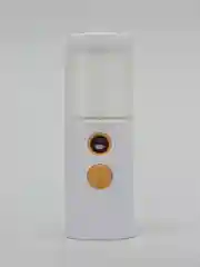 Белый увлажнитель воздуха и кожи лица портативный ручной с подсветкой, с USB зарядкой