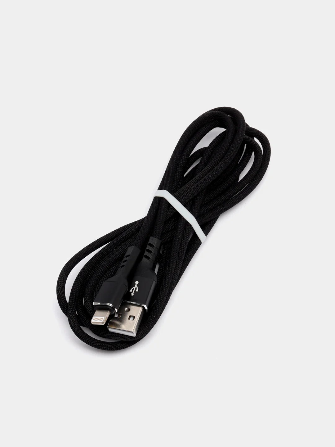 Кабель для iPhone PERFEO, USB - 8 PIN Lightning, черный, длина 2 м