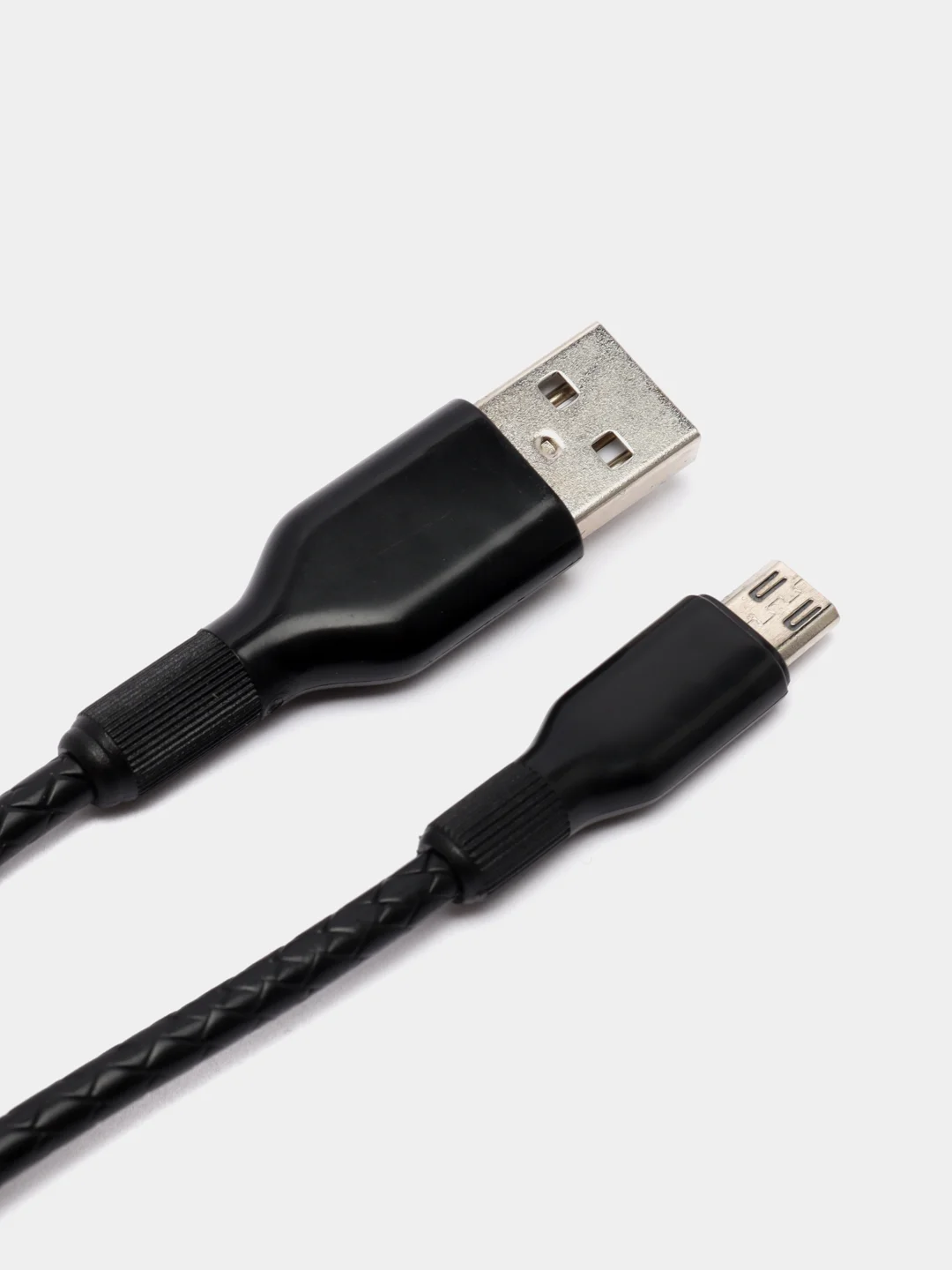 Кабель PERFEO USB2.0 A - Micro USB, силикон, черный, длина 1 м, U4807