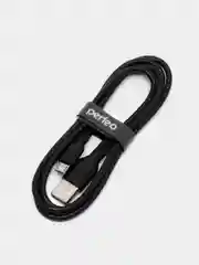 Кабель PERFEO USB2.0 A - Micro USB, силикон, черный, длина 1 м, U4807