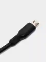 Кабель PERFEO USB2.0 A - Micro USB, силикон, черный, длина 1 м, U4807