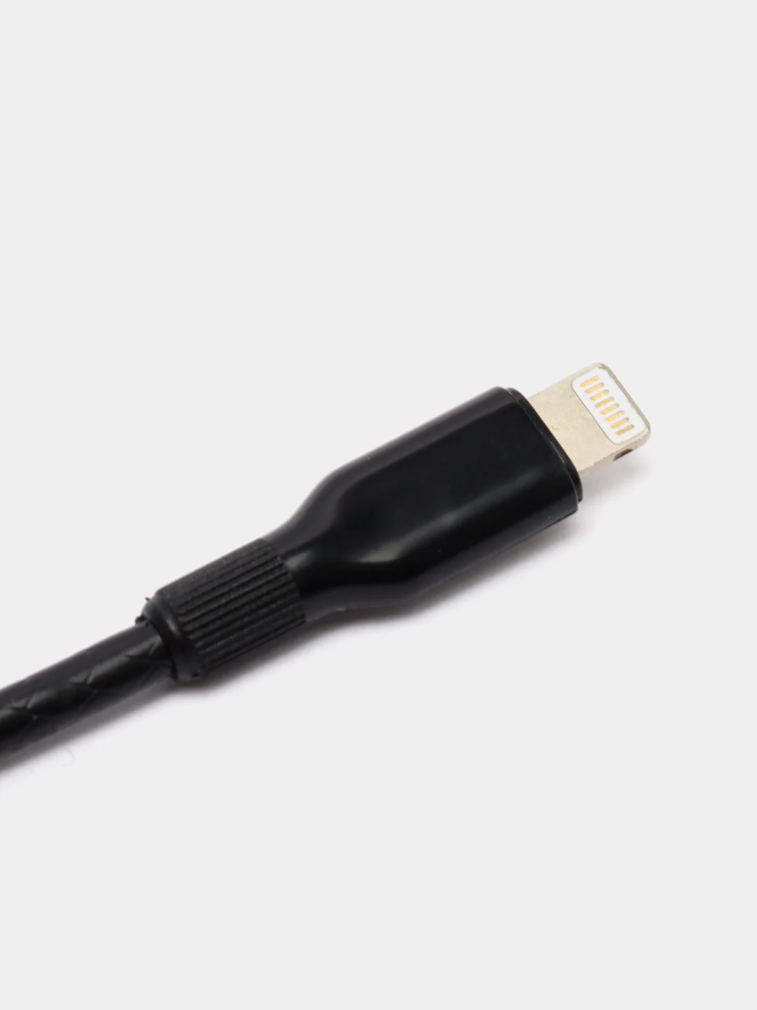Кабель для iPhone Perfeo USB - 8 PIN Lightning, силиконовый, черный,1 м, I4318