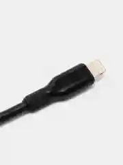 Кабель для iPhone Perfeo USB - 8 PIN Lightning, силиконовый, черный,1 м, I4318