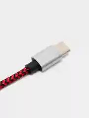 Кабель PERFEO, USB 2.0 A, вилка - USB, Type-C вилка, черно-красный, длина - 1 и 3 м