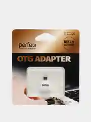 Белый perfeo adapter USB на micro USB c OTG, PF-VI-O010