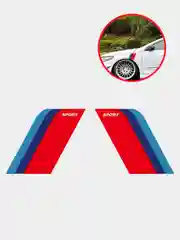 Алый набор наклеек на авто "Sport"