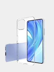 Силиконовый прозрачный чехол - накладка для Xiaomi Mi 11