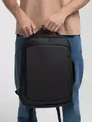 Серый мужской школьный рюкзак с USB